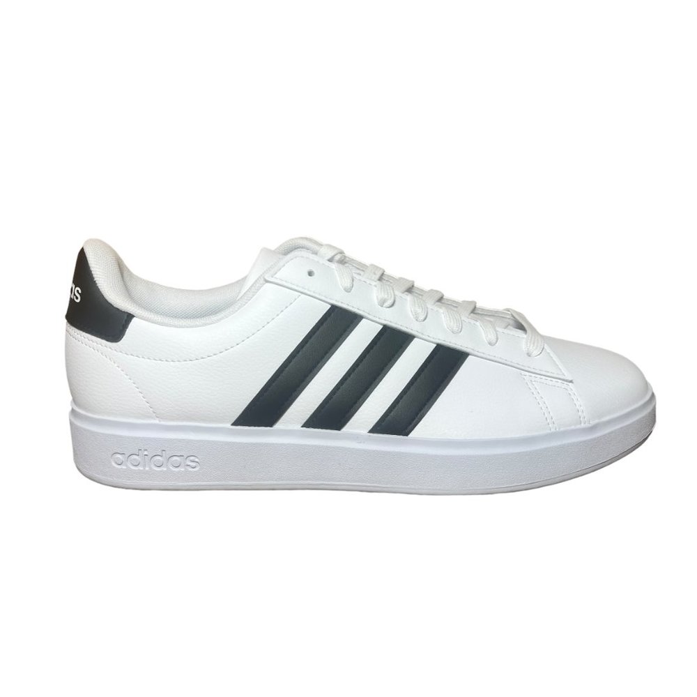 Adidas Grand Court 2.0 Shoes White Black Athletic Sneakers GW9195 Men's Size 13